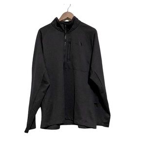 The North Face Pullover Mens XXL Quarter Zip Black Long Sleeve